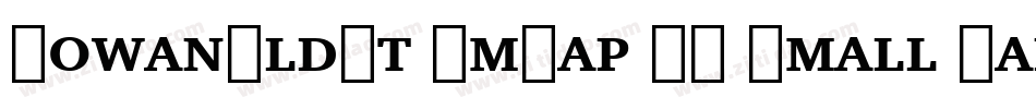 IowanOldSt SmCap BT Small Cap字体转换